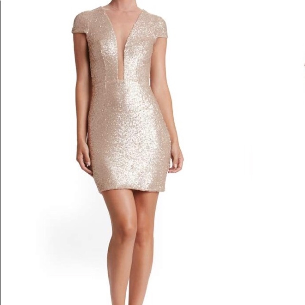 Dress the Population sequins dress!